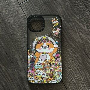 Casetify Cat Design Phone Case - Multicolor